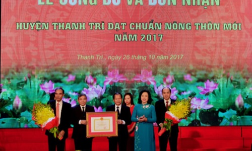 Đảng bộ huyện Thanh Trì lãnh đạo nhân dân chung tay xây dựng nông thôn mới